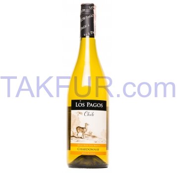 Вино Los Pagos Chardonnay сухое белое 13% 0,75л - Фото