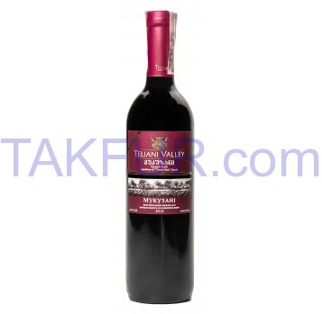 Вино Teliani Valley Мукузани красное сухое 13% 0,75л - Фото