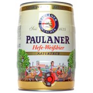 Пиво Paulaner Hefe-Weissbier светлое нефильтрованное 5,5% 5л - Фото