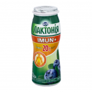 ЛАКТОНІЯ ІМУН ПЛЮС 1,5% 100Г : ЧОРНИЦЯ - Фото