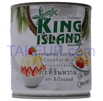 Молоко сгущенное кокосовое King Island с сахаром 380г - Фото