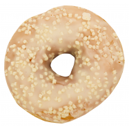 Пончик Mantinga Donut с начинкой со вкусом ванили 75г - Фото