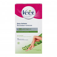 Полоски д/депиляции Veet Отшелушивание и увлажнение 12шт/уп - Фото