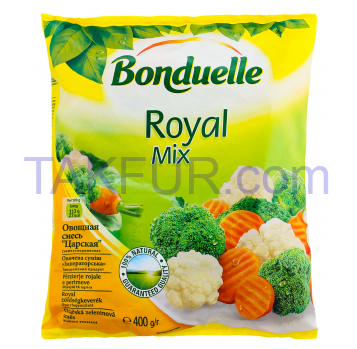 Смесь овощная Bonduelle Royal Mix замороженная 400г - Фото