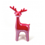 TH NY КЕРАМ.ОЛЕНЬ 24.5СМ : ЧЕРВ. - Фото