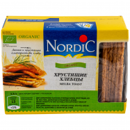 Хлебцы Nordic хрустящие из злаков organiс 100г