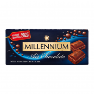 Шоколад Millennium молочный пористый 85г - Фото