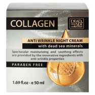 Крем Dead Sea Collection Collagen ночной против морщин 50мл - Фото