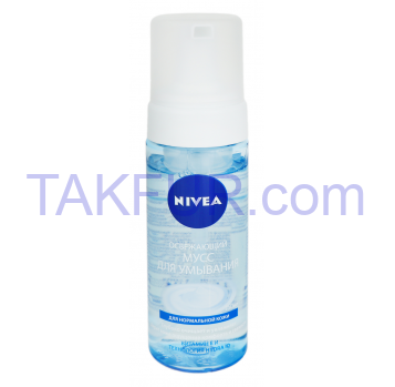 Мусс для умывания Nivea с витамином Е и Hydra IQ 150мл - Фото