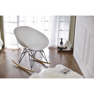 Кресло качалка Metro Internal brand белое - Фото