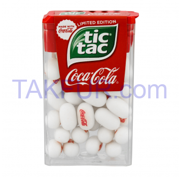 Драже Tic Tac со вкусом Coca-Cola 16г - Фото