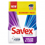 Пральний порошок Savex Premium Color & Care 5,4 кг - Фото