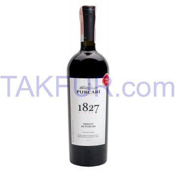 Вино Purcari Merlot de Purcari выдерж сух красн 13,5% 0,75л - Фото