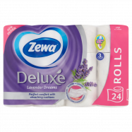 Бумага туалетная Zewa Deluxe c ароматом лаванды 24шт - Фото
