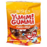Конфеты Roshen Yummi Gummi Funny Cola желейные 100г - Фото