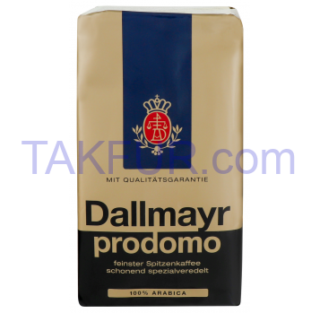 Кофе Dallmayr Продомо натуральный жареный молотый 500г - Фото