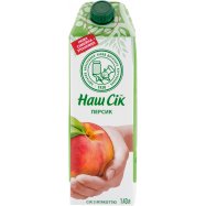 Сок персиковый с мякотью Наш Сок 1.43л - Фото