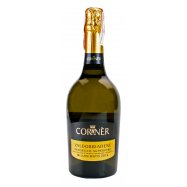 Вино Corner Valdobbiadene игрист экстрасух белое 11% 0,75л - Фото