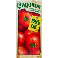 Сок Садочок томатный с солью 0.95л - Фото