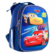 Рюкзак 1 Вересня школьный каркасный H-25 Cars - Фото