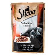 Корм для котів Sheba з яловичиною в соусі 85г - Фото