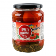 ХУТОРОК ТОМАТИ МАРИНОВАНІ 720МЛ - Фото
