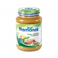 Пюре Hamanek Тунец с овощ и картофелем д/дет от 5 мес 190г - Фото
