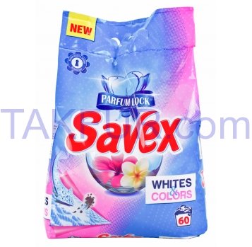 Порошок стиральный Savex Parfum Lock Whites&Colors Autom 6кг - Фото