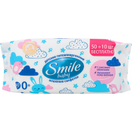 Салфетки влажные Smile Baby гипоаллергенные 60шт/уп - Фото