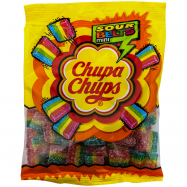 Мармелад жеват Сhupa Chups Sour Belts Mini с фрукт вкуc 150г - Фото