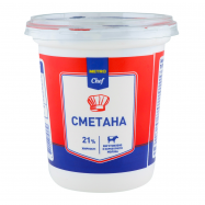 Сметана Metro Chef 21% 350г - Фото