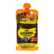 BOB SNAIL ПЮРЕ БАНАН-ЧОРНИЦЯ 250Г - Фото