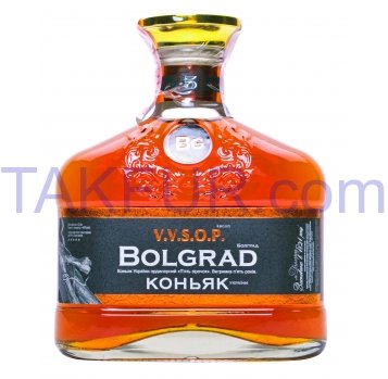 Коньяк Bolgrad V.V.S.O.P. ординарный пять звезд 40% 0,5л - Фото