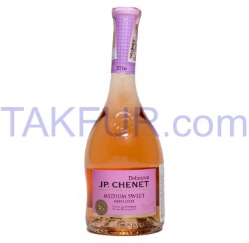 Вино J.P. Chenet Rose Medium Sweet розовое п/слад 12% 0,75л - Фото