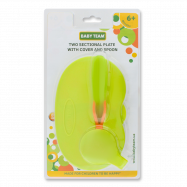 BT ТАРІЛКА ДВОСЕКЦІЙНА/КРИШКА/ЛОЖКА - Фото