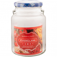 БАН СКЛ 900 МЛ З МЕТАЛ. КРИШК - Фото