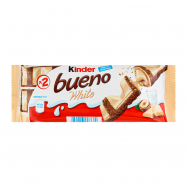 Вафли Kinder Bueno White с молочно-ореховой начинкой 39г - Фото
