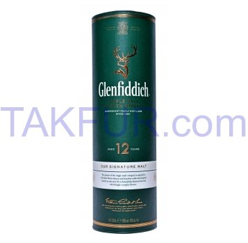 Віскі Glenfiddich 12 yo 40% 0,5л - Фото