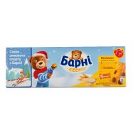 Пирожное Медвежонок Барни бисквит с бан-йогурт начинкой 150г - Фото