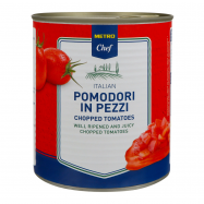Томаты Metro Chef нарезанные в томатном соке 800г - Фото