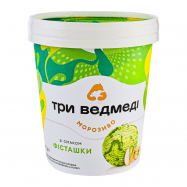 3 ВЕДМЕДІ МОРОЗИВО 320Г : ФІСТАШКА - Фото