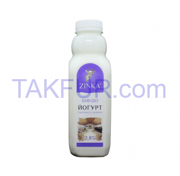 Бифидойогурт Zinka из козьего молока 2.8% 510г - Фото