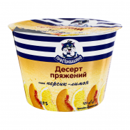 Десерт Простоквашино Персик-лимон топленый 4.9% 180г - Фото