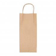 Крафт-пакет під пляшку коричн. - Фото