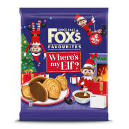 Печенье Fox`s Где мой Эльф? в молочном шоколаде 132г - Фото