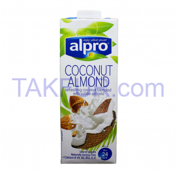 Напиток кокосово-миндальный Alpro 1л - Фото