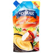 Соус Чумак на основе растит масел Карри ананас 200г - Фото