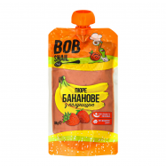 BOB SNAIL ПЮРЕ БАНАН-ПОЛУНИЦЯ 250Г - Фото