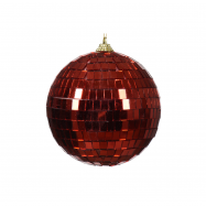 Куля Disco пластикова червона 6см - Фото