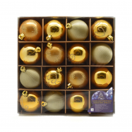 НАБІР  КУЛЬКИ ЯЛИНКОВІ 16 ШТ - Фото